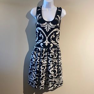 Red Saks Fifth Avenue Knit Dress